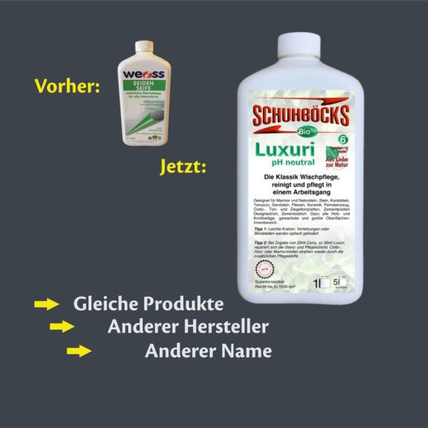 Schuhböcks Luxuri - Seidenseife, 1l – Bild 2