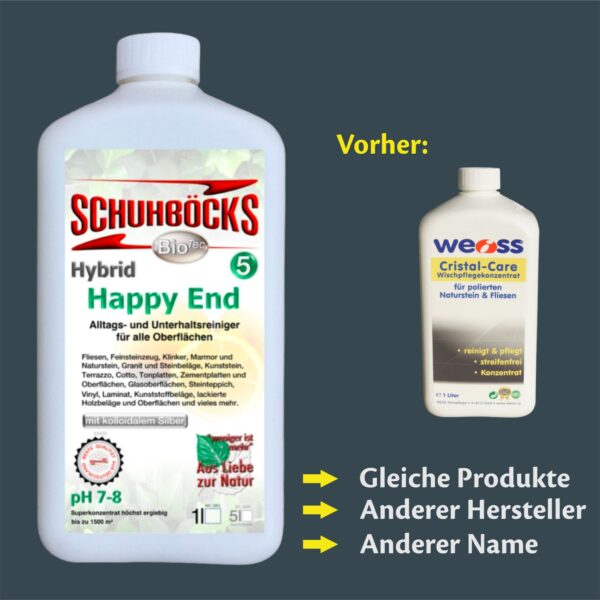 Schuhböcks Happy End - Cristal Care, 1l – Bild 2