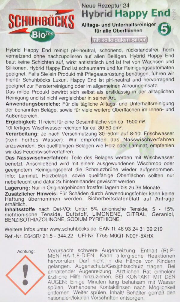 Schuhböcks Happy End - Cristal Care, 1l – Bild 3