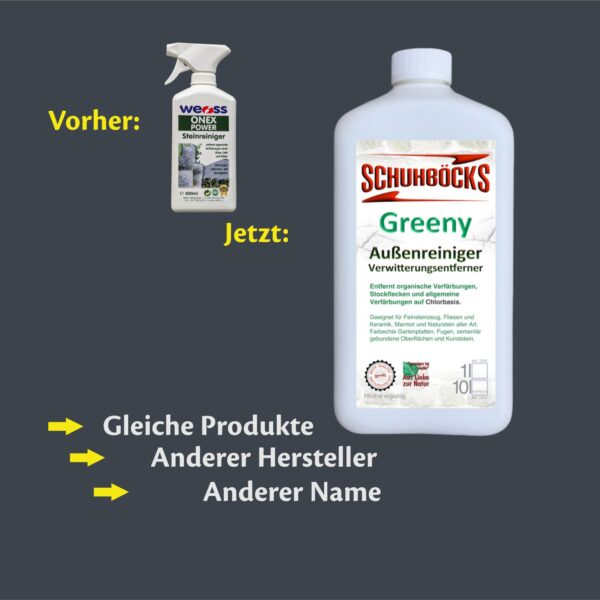 Schuhböcks Greeny Außenreiniger, 1l – Bild 2